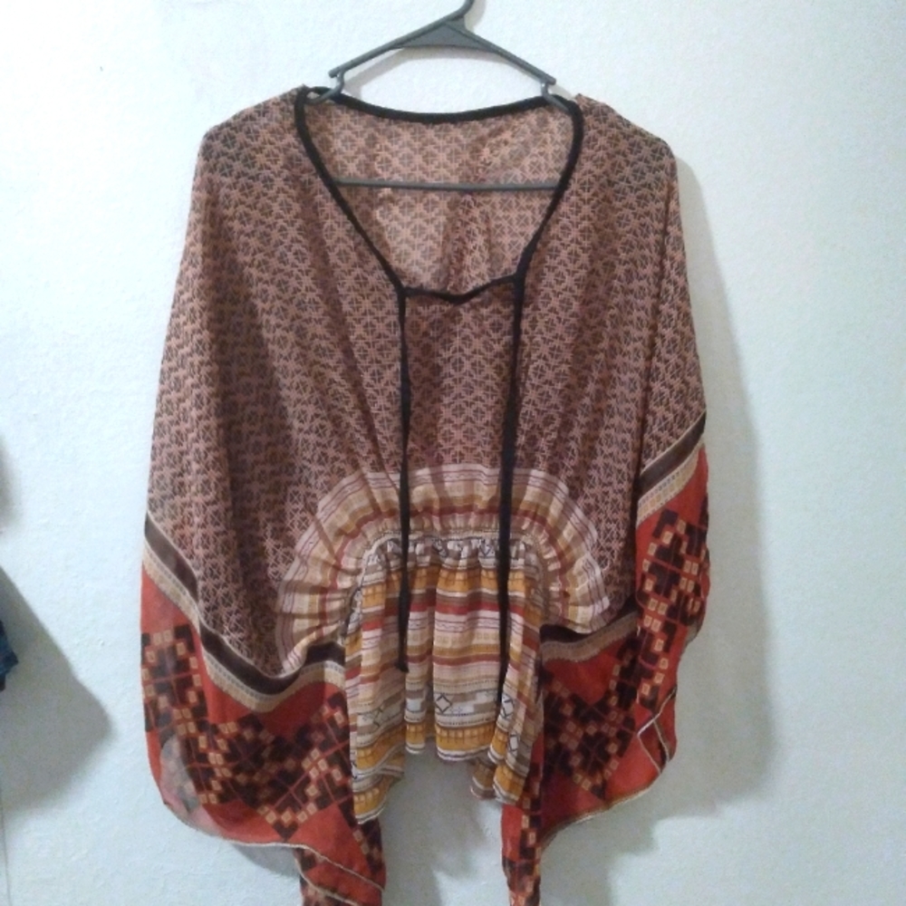 Sophisticated over. Size blouse